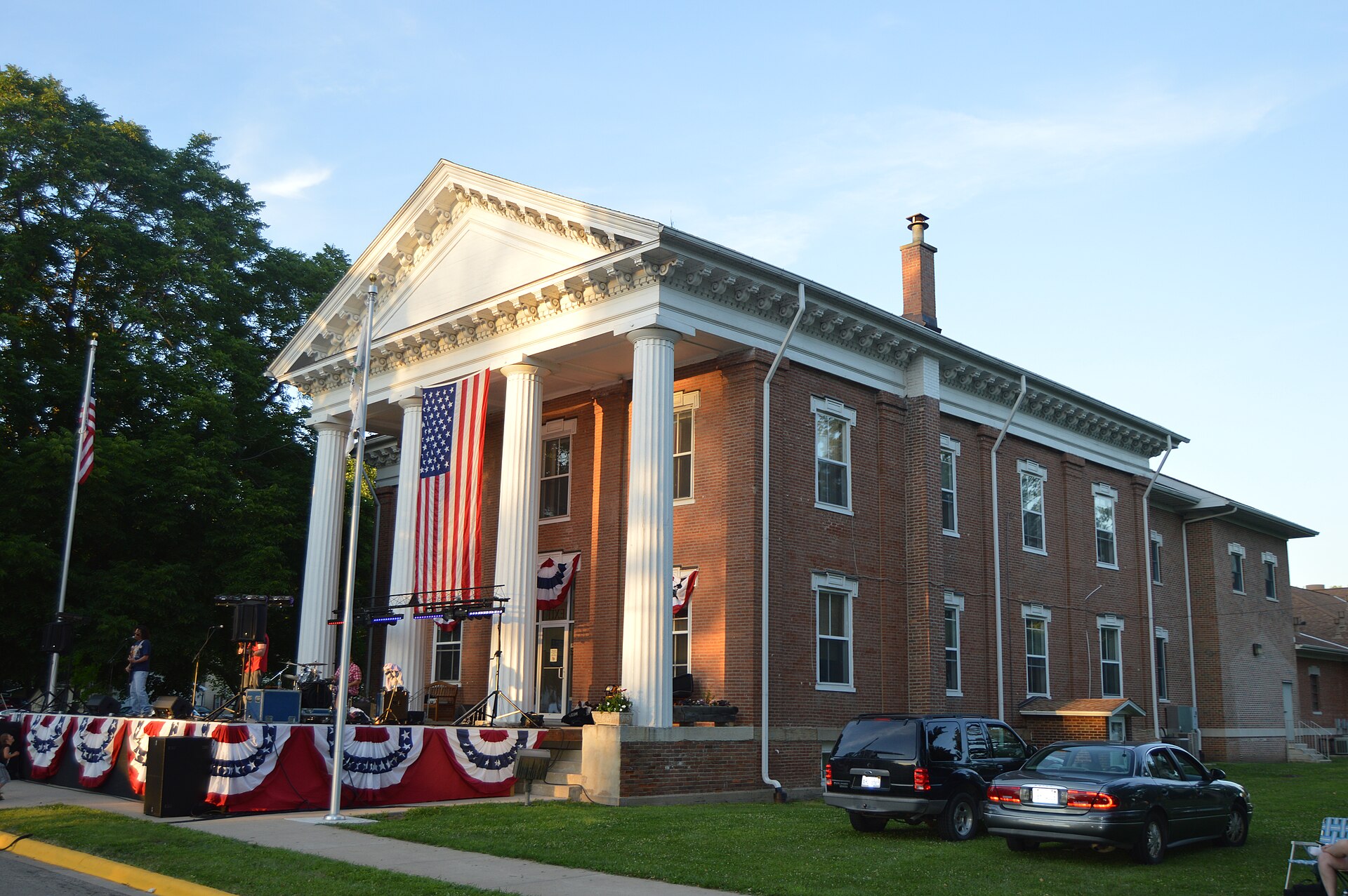 A county courthouse building