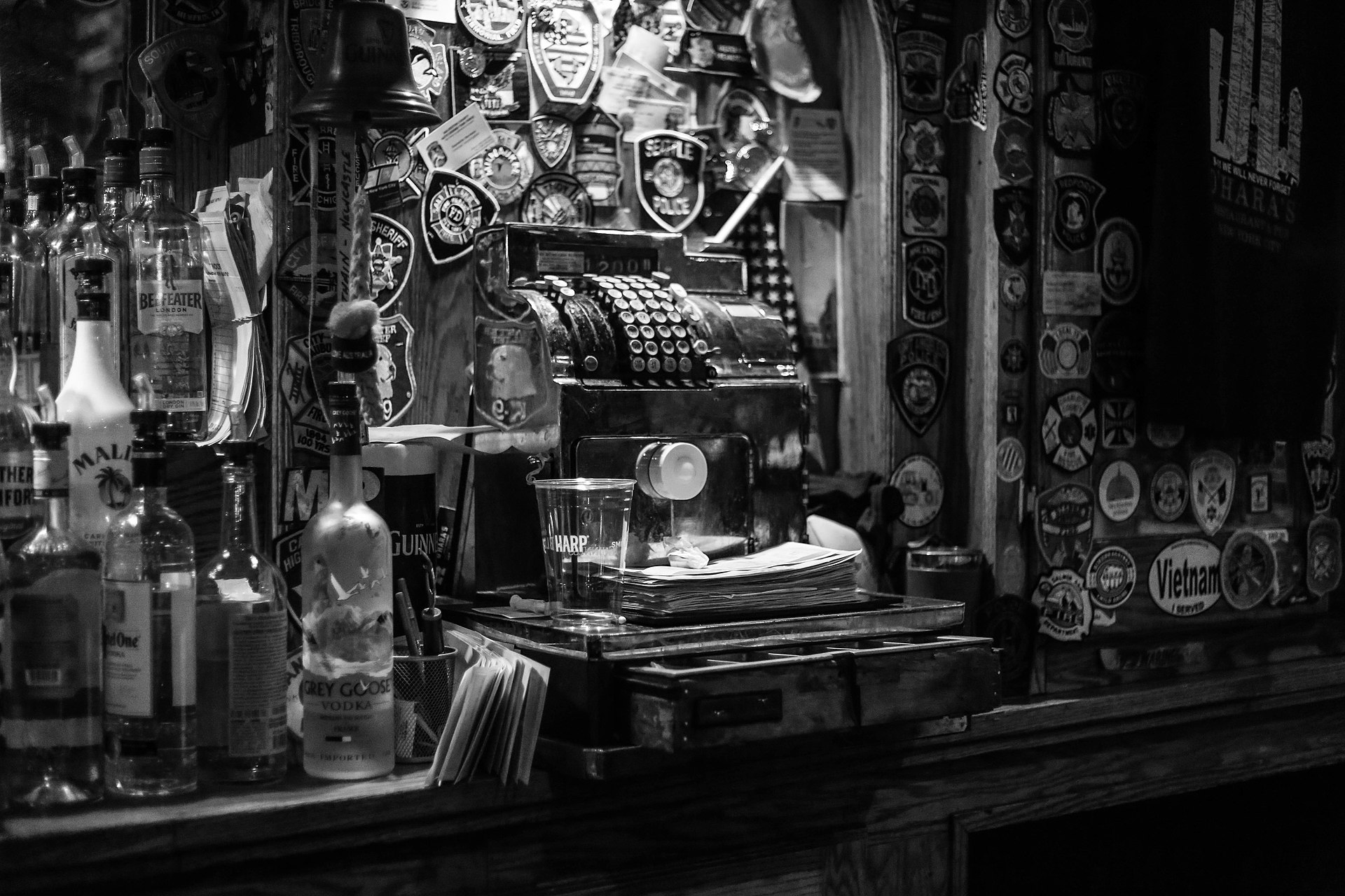 A cash register at a small business — the same revenue stream that MCA daily debits attach to.